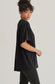 Dakota Oversized Tee in Black