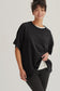 Dakota Oversized Tee in Black