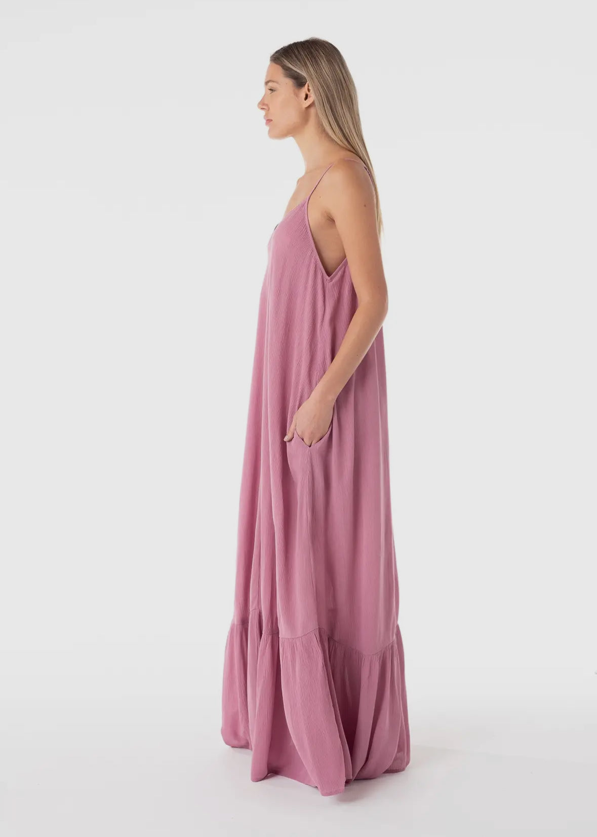 Ali Maxi Dress - Smokey Orchid