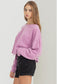 Dre Oversized Sweatshirt in Vintage Plum