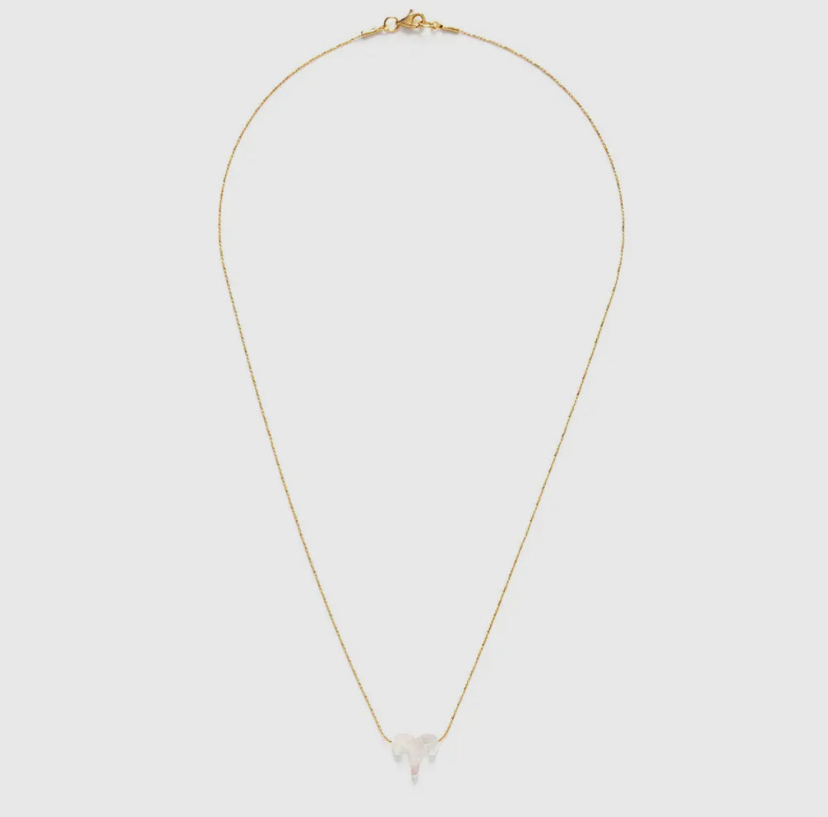 Aries Mother of Pearl Necklace