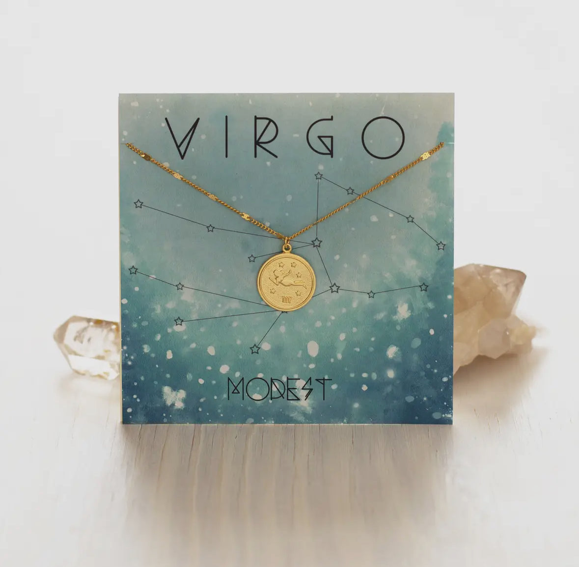 Virgo Medallion Necklace