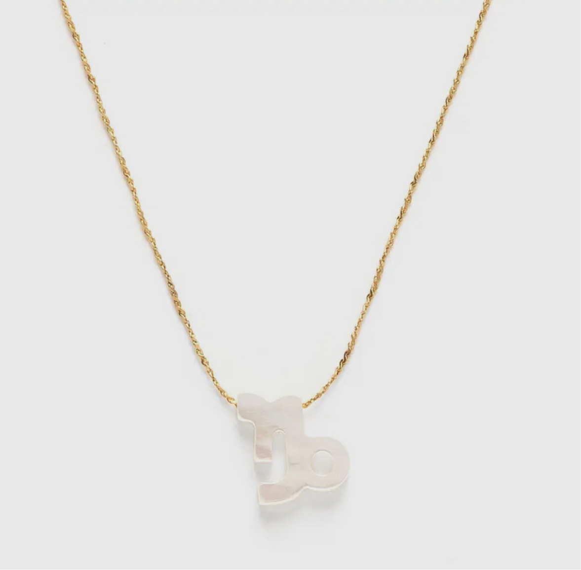 Capricorn Mother of Pearl Necklace