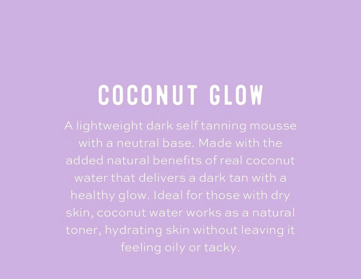 Coconut Glow Tanning Mousse by Sugar Glow