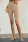 Seamless High-Rise Biker Shorts - Light Taupe