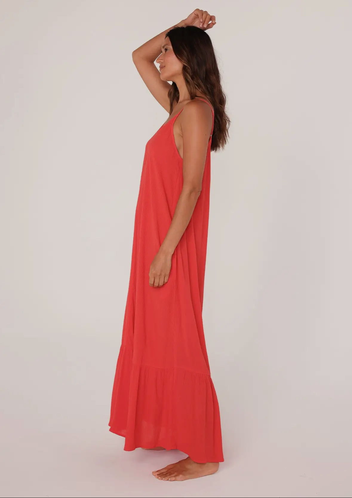 Ali Maxi Dress - Flame