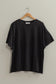 Dakota Oversized Tee in Black