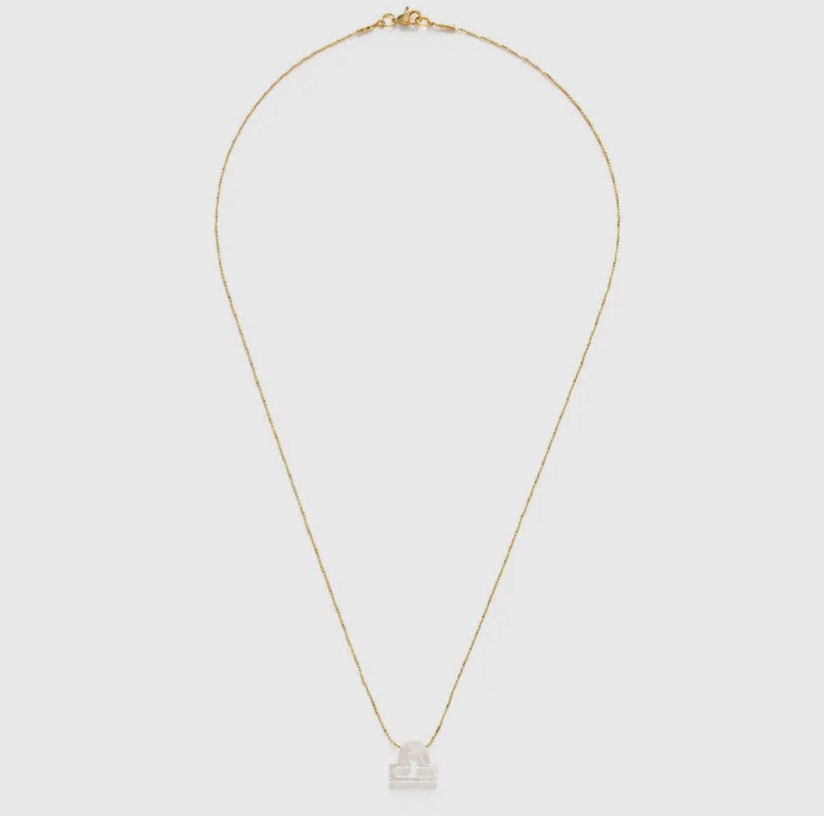 Libra Mother of Pearl Necklace