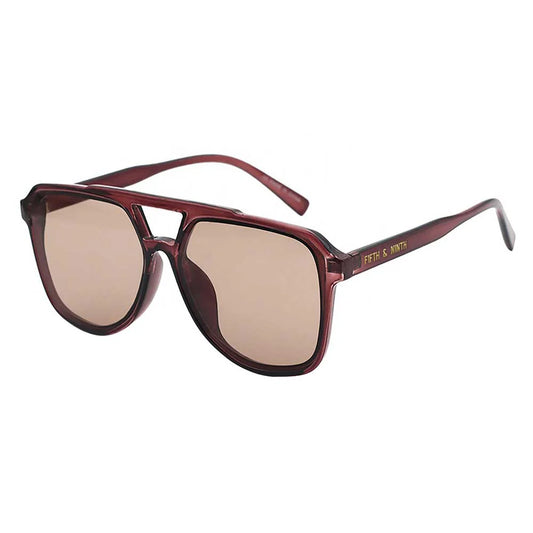 Lagos Sunglasses - Maroon