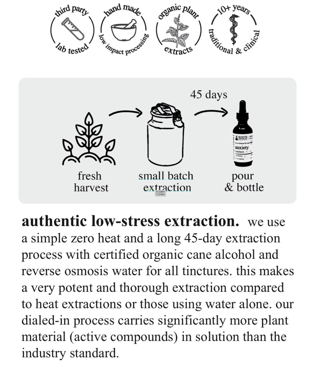 Anxiety Tincture by Roots Apothecary