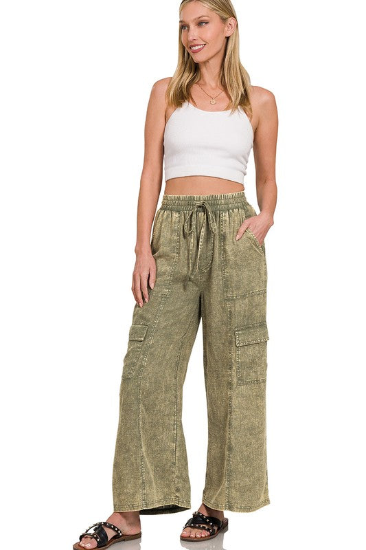 Laine Pants - Light Olive