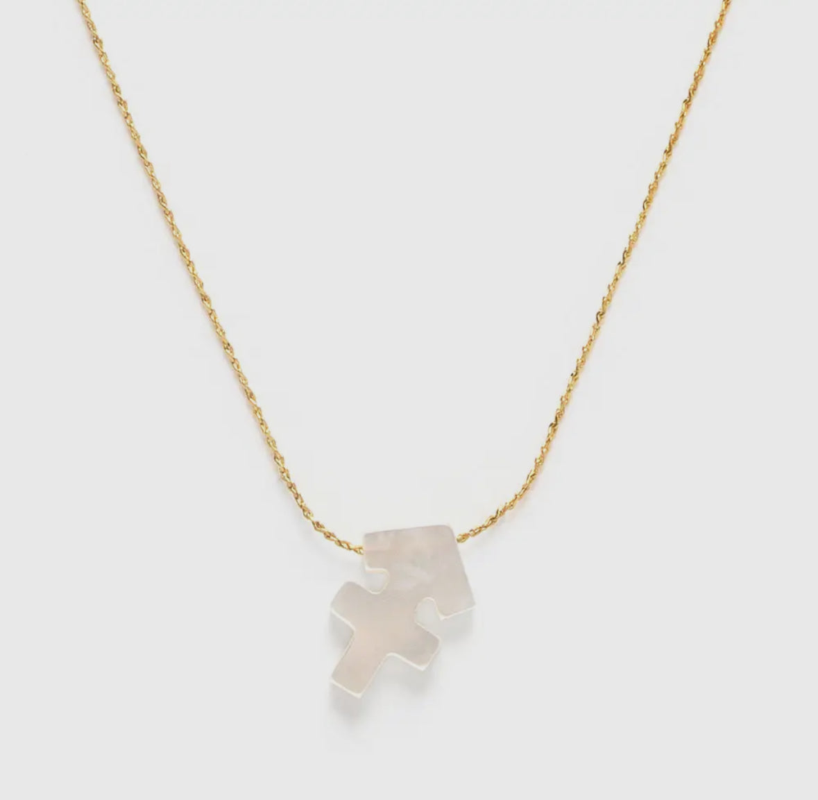 Sagittarius Mother of Pearl Necklace