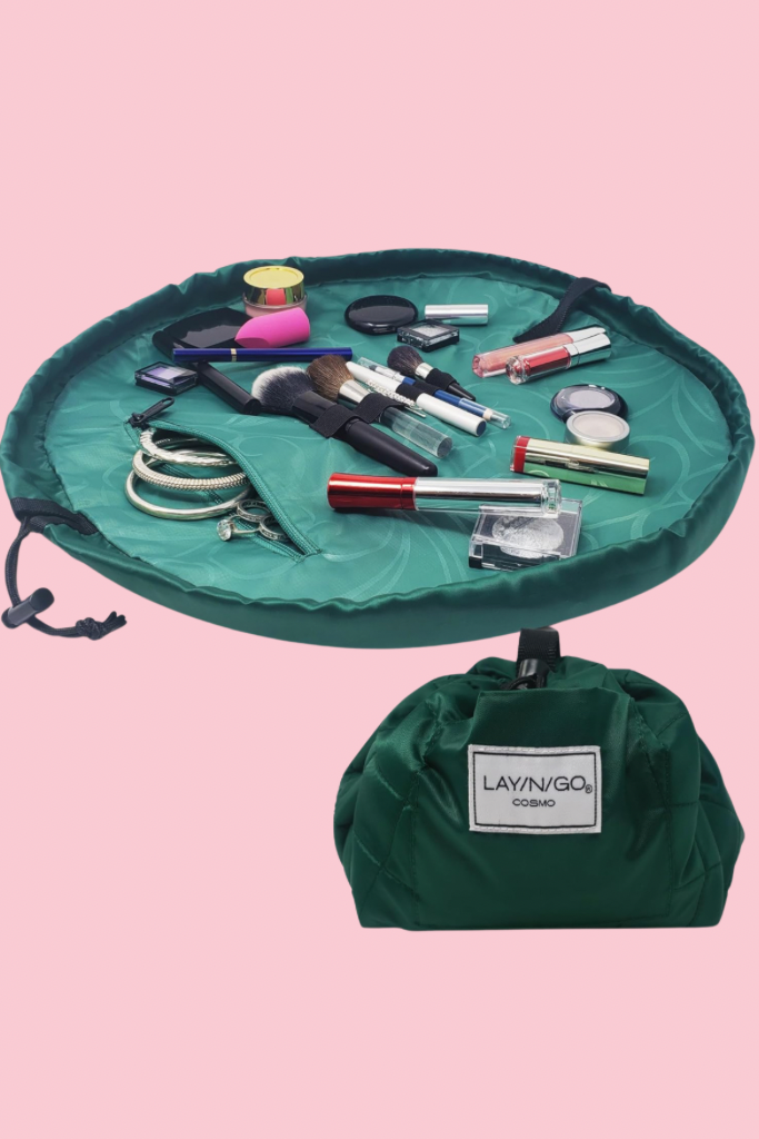 Lay-n-Go Cosmo Makeup Bag (Evergreen)