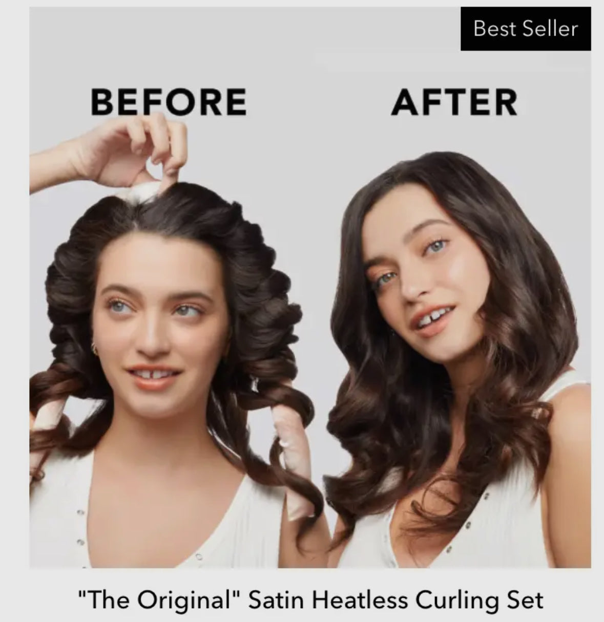 Satin Heatless Curling Set