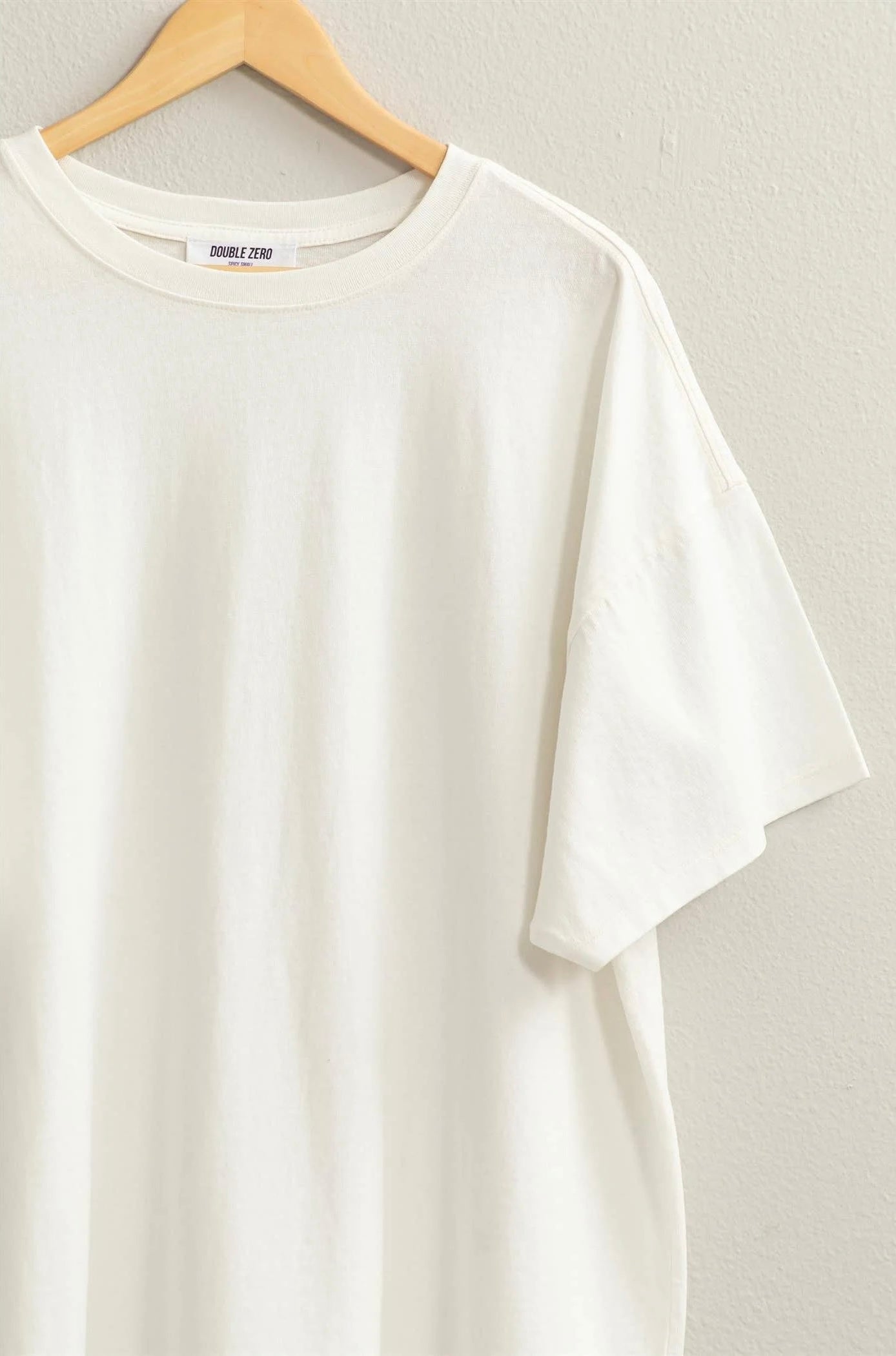 Dakota Oversized Tee in Off White