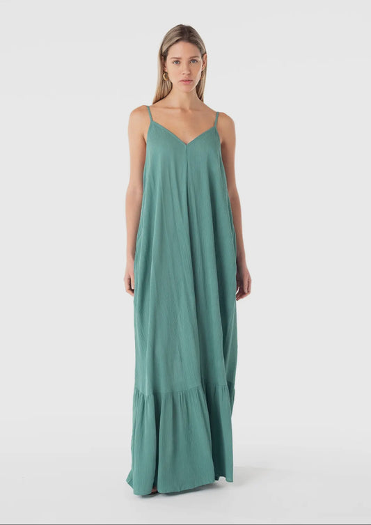 Ali Maxi Dress - Seaglass Green