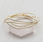 Gold Wave Bangle Set