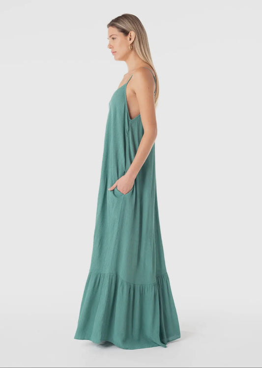 Ali Maxi Dress - Seaglass Green