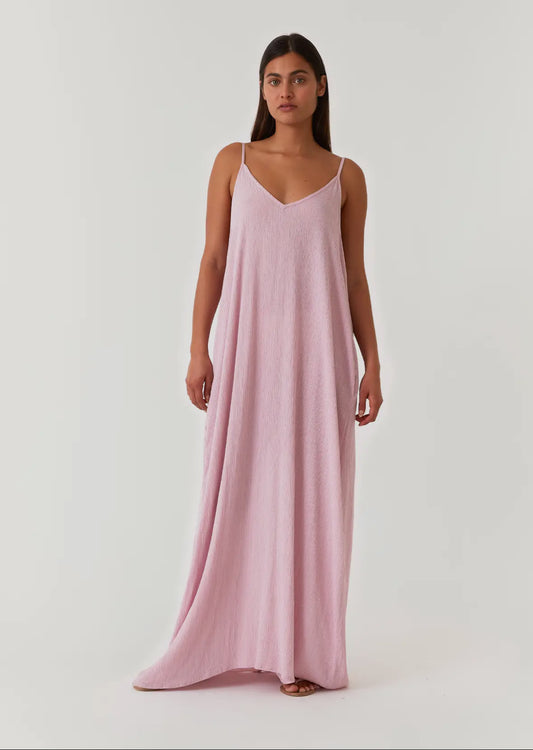 Mimi Maxi Dress - Orchid Metallic