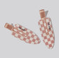 XL Creaseless Clips 2pc Set - Terracotta Checker