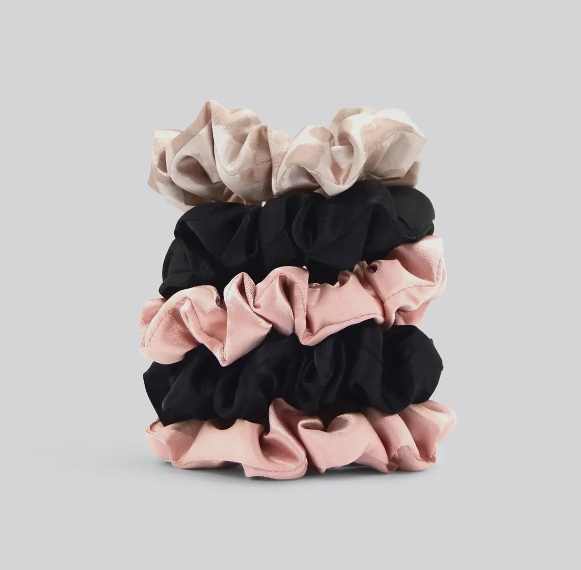 Satin Sleep Scrunchies- 5pc