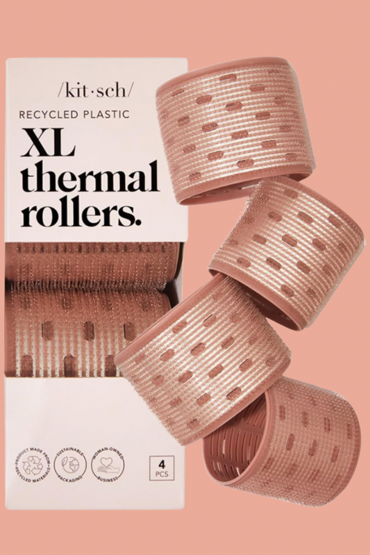 XL Thermal Rollers 4pc Set - Terracotta