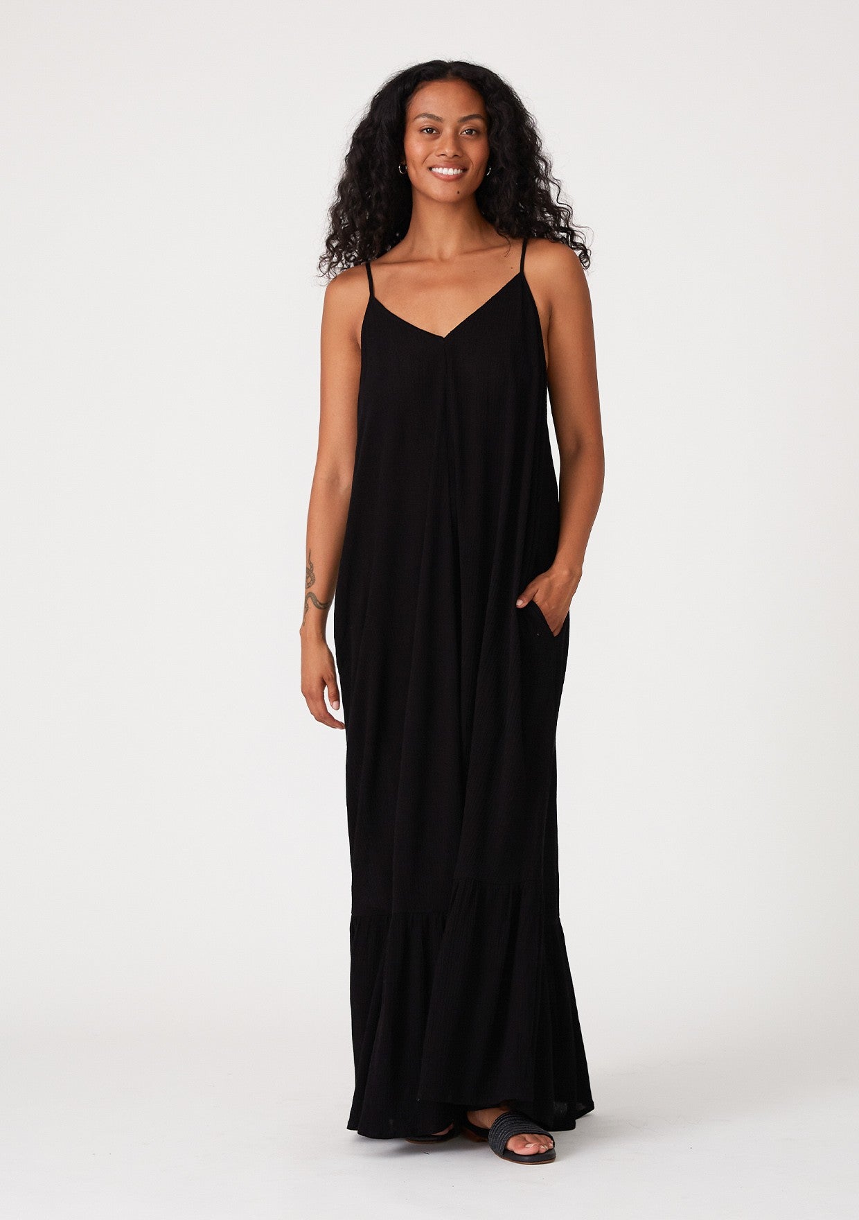 Ali Maxi Dress - Black