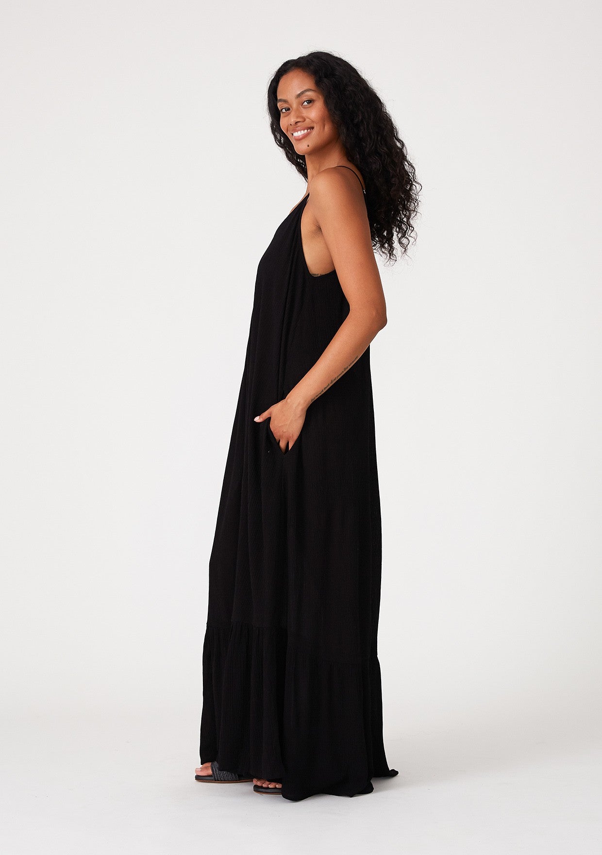 Ali Maxi Dress - Black